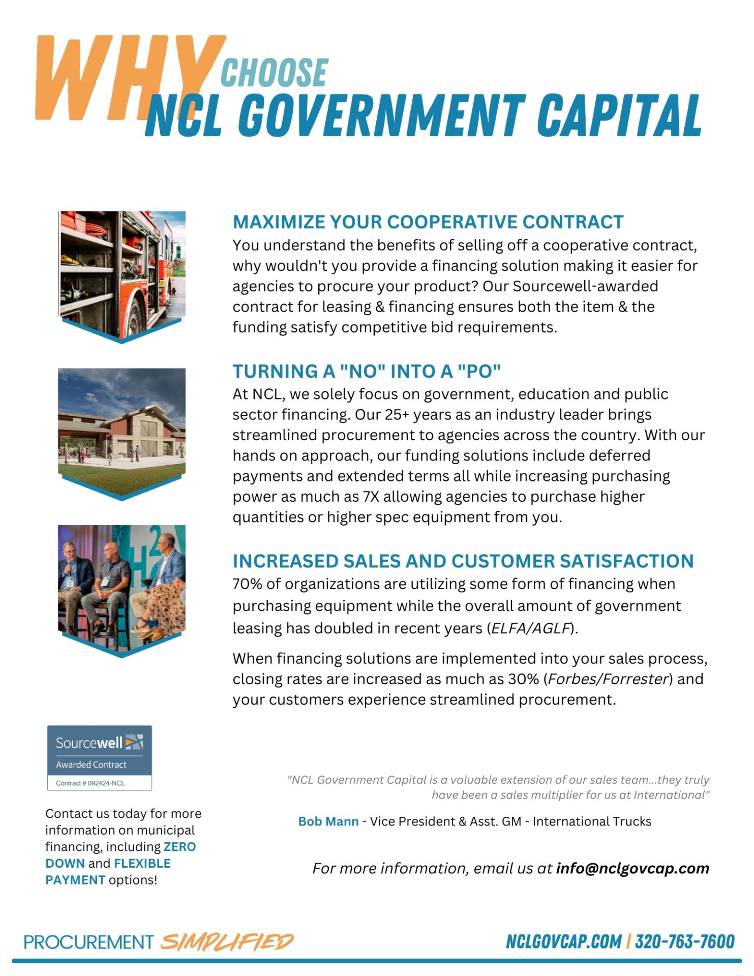vendor financing programs from NCL Government Capital